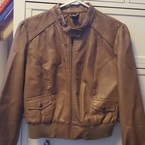 Faux Leather Jacket